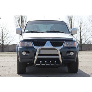 Przedni Pałąk QT006 (Stal Nierdzewna) Mitsubishi Pajero Sport 1996-2007 zdjęcia 2