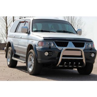 Przedni Pałąk QT006 (Stal Nierdzewna) Mitsubishi Pajero Sport 1996-2007 zdjęcia 1