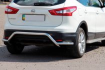 Nissan Qashqai 2014-2021 Tylna Belka AK007-Plus (Stal Nierdzewna) zdjęcia 1