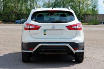Nissan Qashqai 2014-2021 Tylna Belka AK007-Plus (Stal Nierdzewna) zdjęcia 3