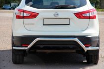 Nissan Qashqai 2014-2021 Tylna Belka AK007-Plus (Stal Nierdzewna) zdjęcia 2