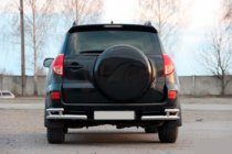 Toyota Rav 4 2006-2013 Tylne narożniki AK003-Double (2 szt., stal nierdzewna) zdjęcia 2