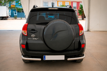 Toyota Rav 4 2006-2013 Tylne narożniki AK003 (2 szt., stal nierdzewna) zdjęcia 2