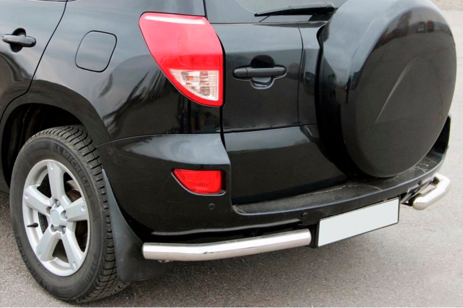 Toyota Rav 4 2006-2013 Tylne narożniki AK003 (2 szt., stal nierdzewna) Image