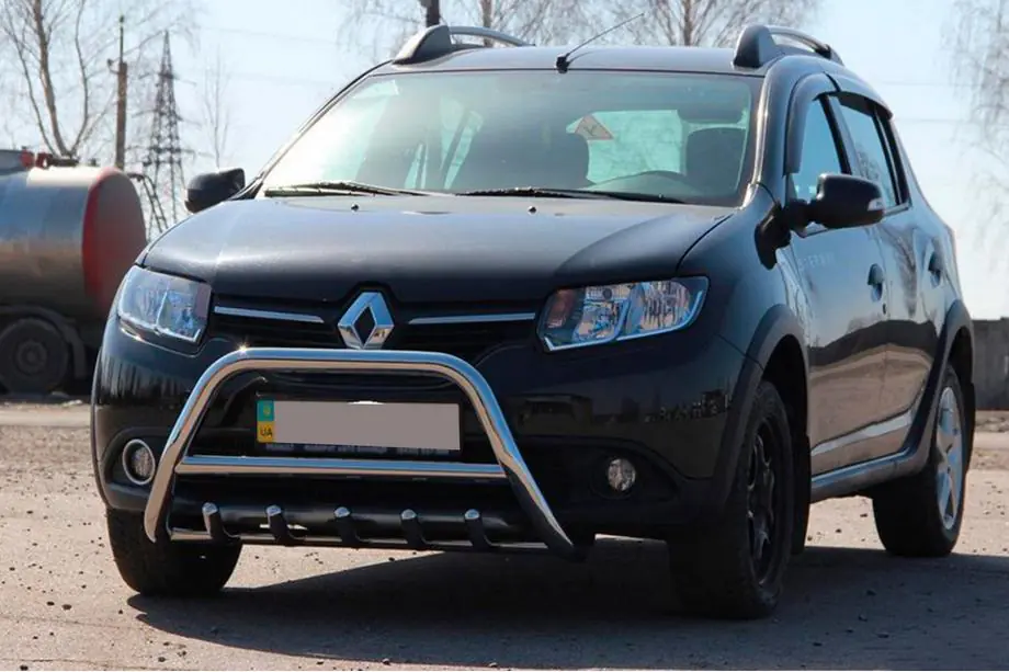 Renault Sandero 2013-2022 Przedni Pałąk WT003 (Stal Nierdzewna) Image