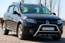 Dacia Sandero 2013-2020 Przedni Pałąk WT003 (Stal Nierdzewna) zdjęcia 3