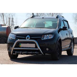 Przedni Pałąk WT003 (Stal Nierdzewna) Dacia Sandero 2013-2020 zdjęcia 1