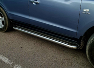 Hyundai Santa Fe 2 2006-2012 Progi Boczné Premium (2 szt., Stal Nierdzewna) 60 mm zdjęcia 1