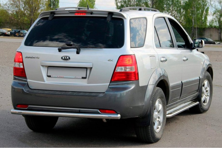 Kia Sorento I BL 2002-2009 Tylna Belka AK002 (Stal Nierdzewna) Zdjęcia 2