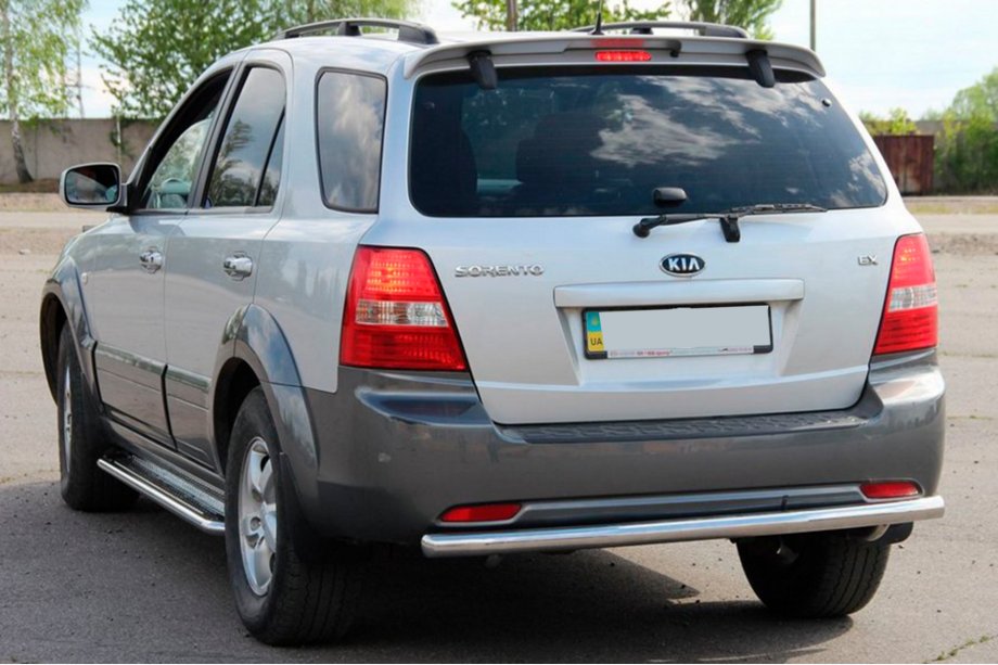 Kia Sorento I BL 2002-2009 Tylna Belka AK002 (Stal Nierdzewna) Zdjęcia 3