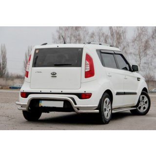 Tylny Ochronny Pałąk AK007-2 (Stal Nierdzewna) Kia Soul II 2013-2018 zdjęcia 4