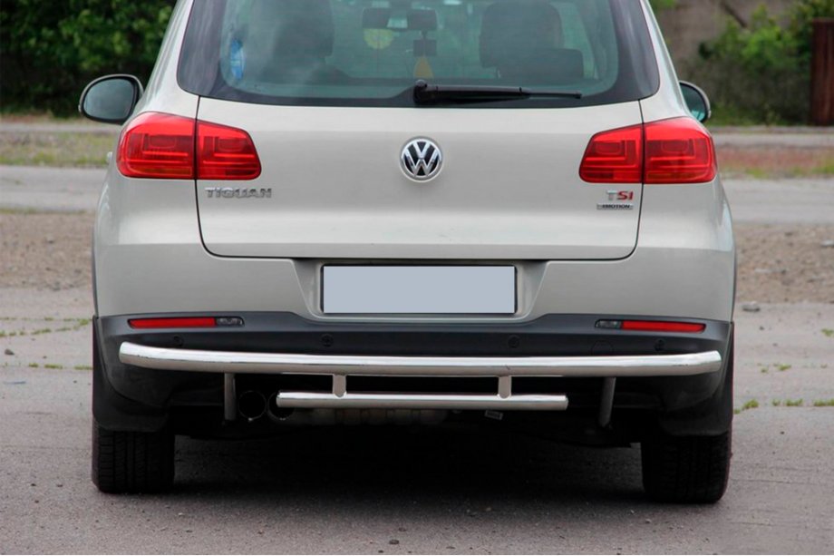 Volkswagen Tiguan 2007-2016 Osłona Tylna AK002-2 (Stal Nierdzewna) Image