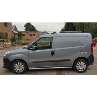 Rury Boczne (2 szt., Stal Nierdzewna) Fiat Doblo II 2010-2022 zdjęcia 3
