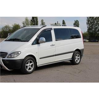 Rury Boczne BB001 (2 szt., Stal Nierdzewna) Mercedes Vito W639 2004-2014 zdjęcia 2