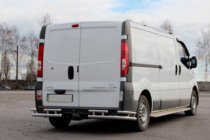 Opel Vivaro 2001–2015 Osłona Tylna AK003-Plus-2 (Stal Nierdzewna) zdjęcia 1