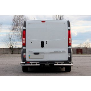 Osłona Tylna AK003-Plus-2 (Stal Nierdzewna) Opel Vivaro 2001–2015 zdjęcia 2