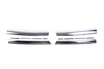 Volkswagen Amarok 2010-2022 Nakładki na grill chromowane 2010-2016 (szerokie paski, 4 szt, stal nierdzewna) zdjęcia 2