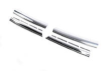 Volkswagen Amarok 2010-2022 Nakładki na grill chromowane 2010-2016 (szerokie paski, 4 szt, stal nierdzewna) zdjęcia 3