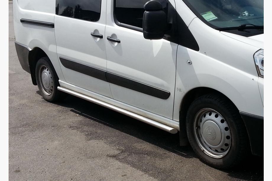 Fiat Scudo 2007-2015 Rury Boczne BB002 (2 szt., Stal Nierdzewna) 60 mm, krótki rozstaw osi Image