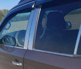 Volkswagen Amarok 2010-2022 Listwy ozdobne okien nierdzewne (4 sztuki) Carmos - Turecka Stal Nierdzewna zdjęcia 5
