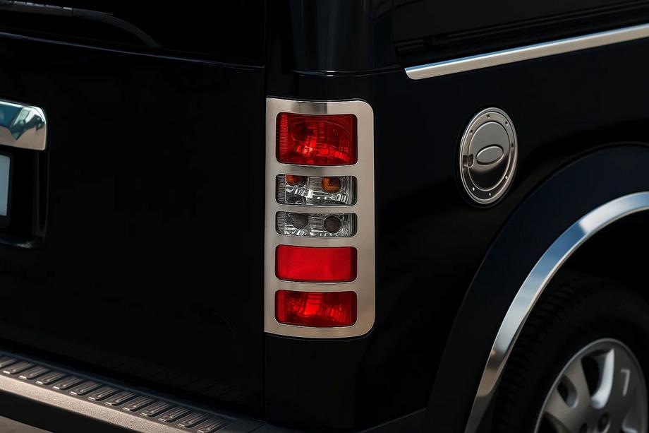 Ford Connect 2006–2009 Chromowane nakładki na lampy tylne (2 szt., stal nierdzewna) Zdjęcia 3