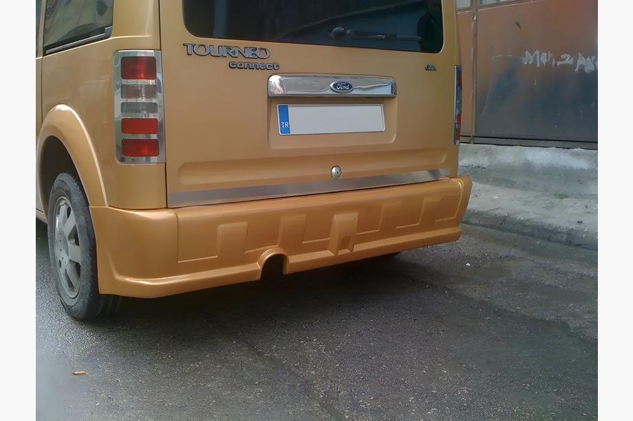 Ford Connect 2006–2009 Chromowane nakładki na lampy tylne (2 szt., stal nierdzewna) Image