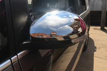 Volkswagen Sharan 2010-2023 Nakładki na Lusterka (2 szt, Stal Nierdzewna) OmsaLine - Włoska Stal Nierdzewna zdjęcia 1