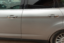 Ford C-Max/Grand C-Max 2010-2019 Nakładki na Klamek Chromowane (4 szt., Stal Nierdzewna) OmsaLine - Włoska Stal Nierdzewna zdjęcia 4