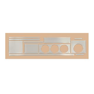 Dekoracyjna Nakladka na Deske Rozdzielcza Audi 80/90 1987-1996 zdjęcia 2