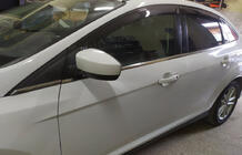 Ford Focus III 2011-2017 Listwy dolne szyb stal nierdzewna (8 szt) zdjęcia 12
