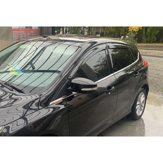 Listwy dolne szyb stal nierdzewna (8 szt) Ford Focus III 2011-2017 zdjęcia 2