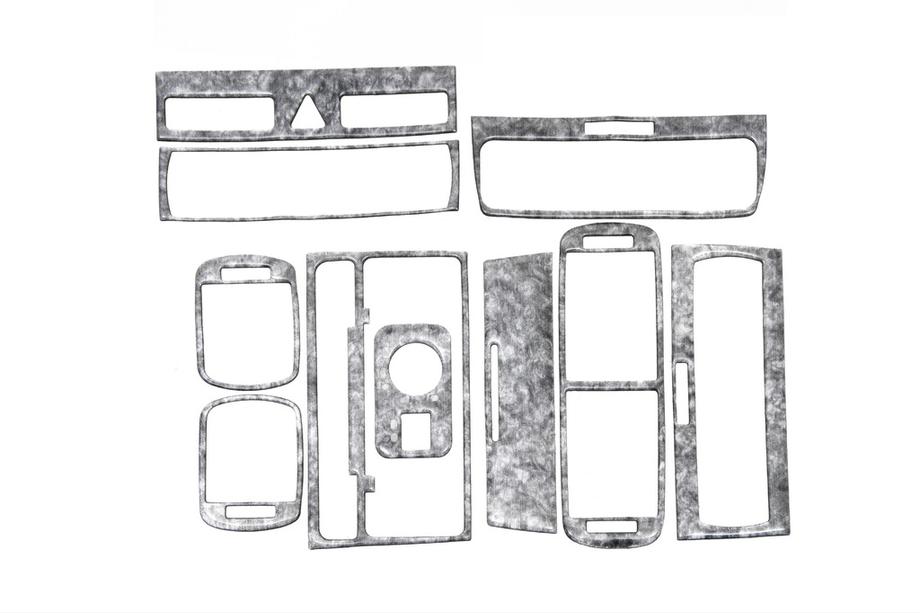 Audi A3 1996-2003 Nakładki na deskę rozdzielczą (2000-2003) Aluminium Image