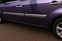Ford Fiesta 2002-2008 Listwy Drzwiowe Stal Nierdzewna (4 szt) zdjęcia 1