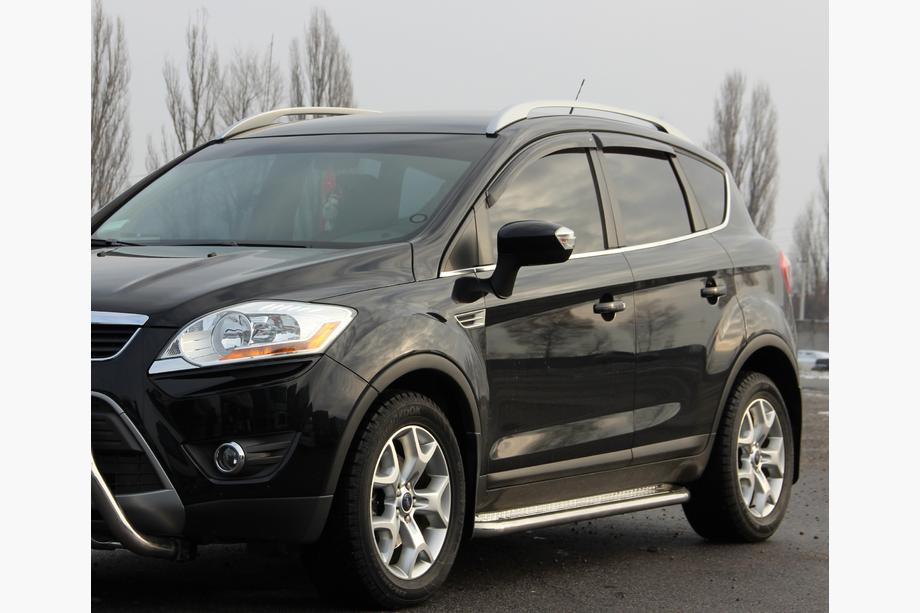 Ford Kuga 2008-2013 Progi Boczné Premium (2 szt., Stal Nierdzewna) 60 mm Image