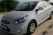 Hyundai Accent 2011-2017 Nakładki na lusterka bez wycięcia na kierunkowskaz (2 szt.) zdjęcia 1
