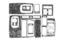 Audi A6 C5 2001-2004 Nakładki na Deskę Rozdzielczą Carbon zdjęcia 4