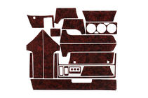 BMW 5 Series E34 1988-1995 Nakładki na Deskę Rozdzielczą Aluminium zdjęcia 1