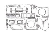 BMW X5 E53 1999–2006 Nakładka na deskę rozdzielczą V-1 zdjęcia 4
