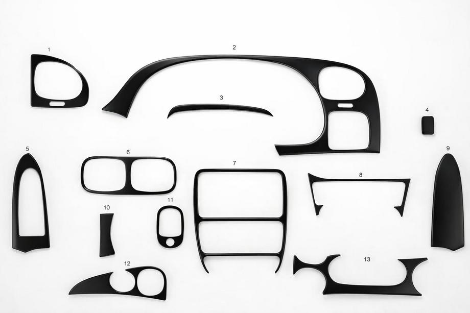 Chevrolet Trailblazer 2002-2012 Nakładki na deskę rozdzielczą Image