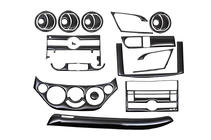 Chevrolet Aveo T250 2005-2011 Nakładki na deskę rozdzielczą (Duży zestaw) zdjęcia 3