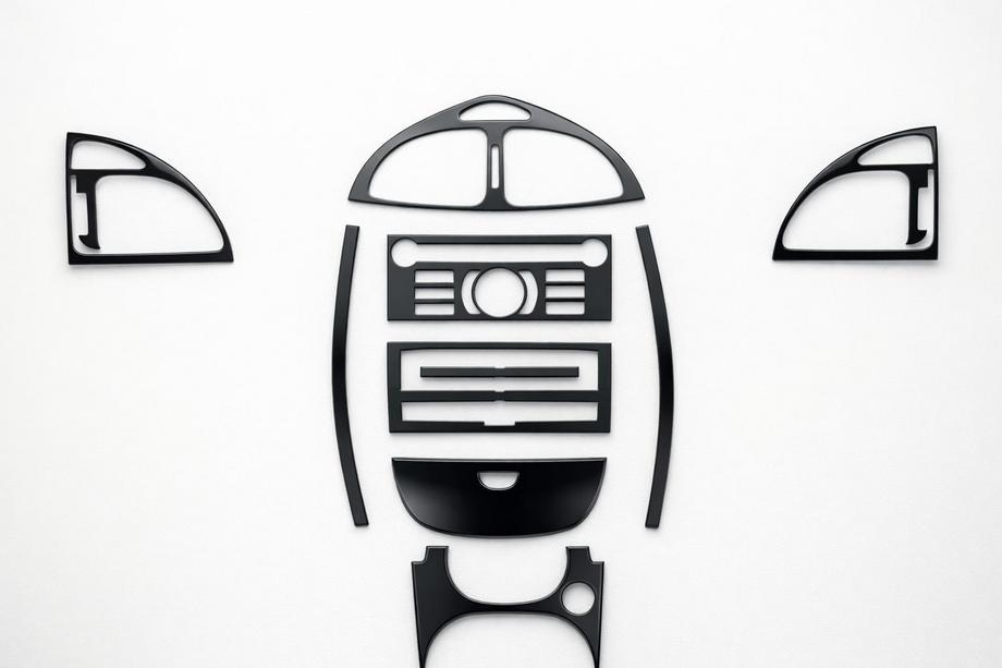 Citroen C-5 2008-2017 Nakładka na deskę rozdzielczą Aluminium Image
