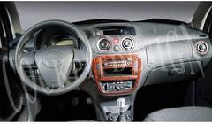 Citroen C-3 2002-2009 Nakładki na Deskę Rozdzielczą Carbon zdjęcia 4