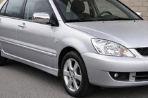 Mitsubishi Lancer 9 2004-2008 Chromowane Nakładki na Lusterka (2 szt.) zdjęcia 1