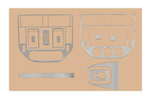 Ford C-Max 2004-2010 Nakładki na Deskę Rozdzielczą Aluminium zdjęcia 3
