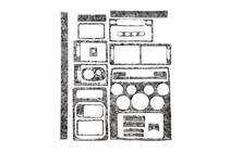 Ford Connect 2002–2006 Nakładki na deskę rozdzielczą Aluminium zdjęcia 2