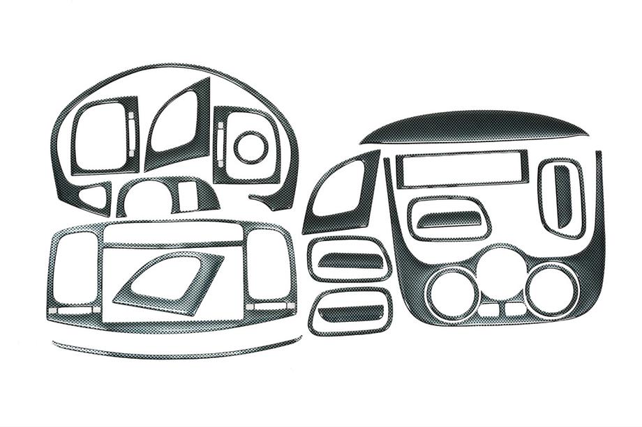 Hyundai Accent 2006-2010 Nakładki na Deskę Rozdzielczą Zdjęcia 2