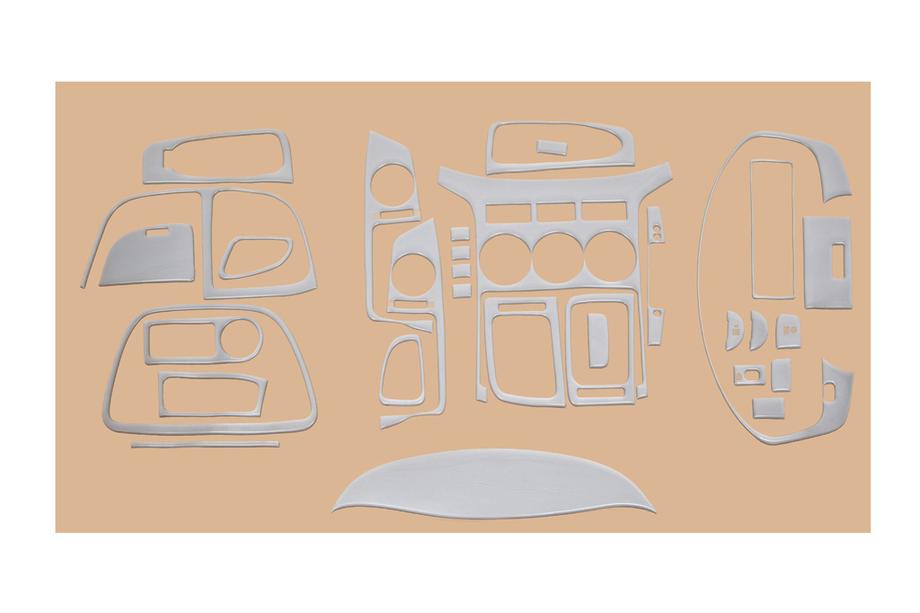Hyundai H300, H1, Starex 2008-2020 Nakładki na deskę rozdzielczą (Big Set) Zdjęcia 5