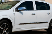 Opel Astra H 2004-2013 Listwy Drzwiowe Stal Nierdzewna (4 szt) zdjęcia 1