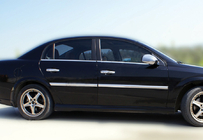 Opel Vectra C 2002-2008 Zewnętrzne listwy ozdobne okien stal nierdzewna (4 szt) Carmos - Turecka Stal Nierdzewna zdjęcia 3