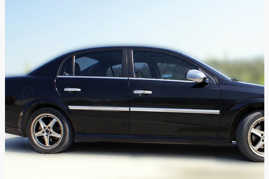 Opel Vectra C 2002-2008 Zewnętrzne listwy ozdobne okien stal nierdzewna (4 szt) Zdjęcia 3